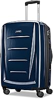 Vista 29 de Samsonite Winfield 2 Equipaje rígido con ruedas giratorias, Carbón vegetal, Grande de 28 pulgadas, a cuadros