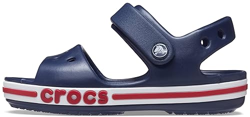 Crocs Unisex-child Bayaband Sandal K Nvy/ppr Bayaband Sandal K Nvy/ppr J2-2uk