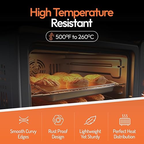 Miniatura 3 de Tiger Chef 19 Gauge sartén de un cuarto, Plateado