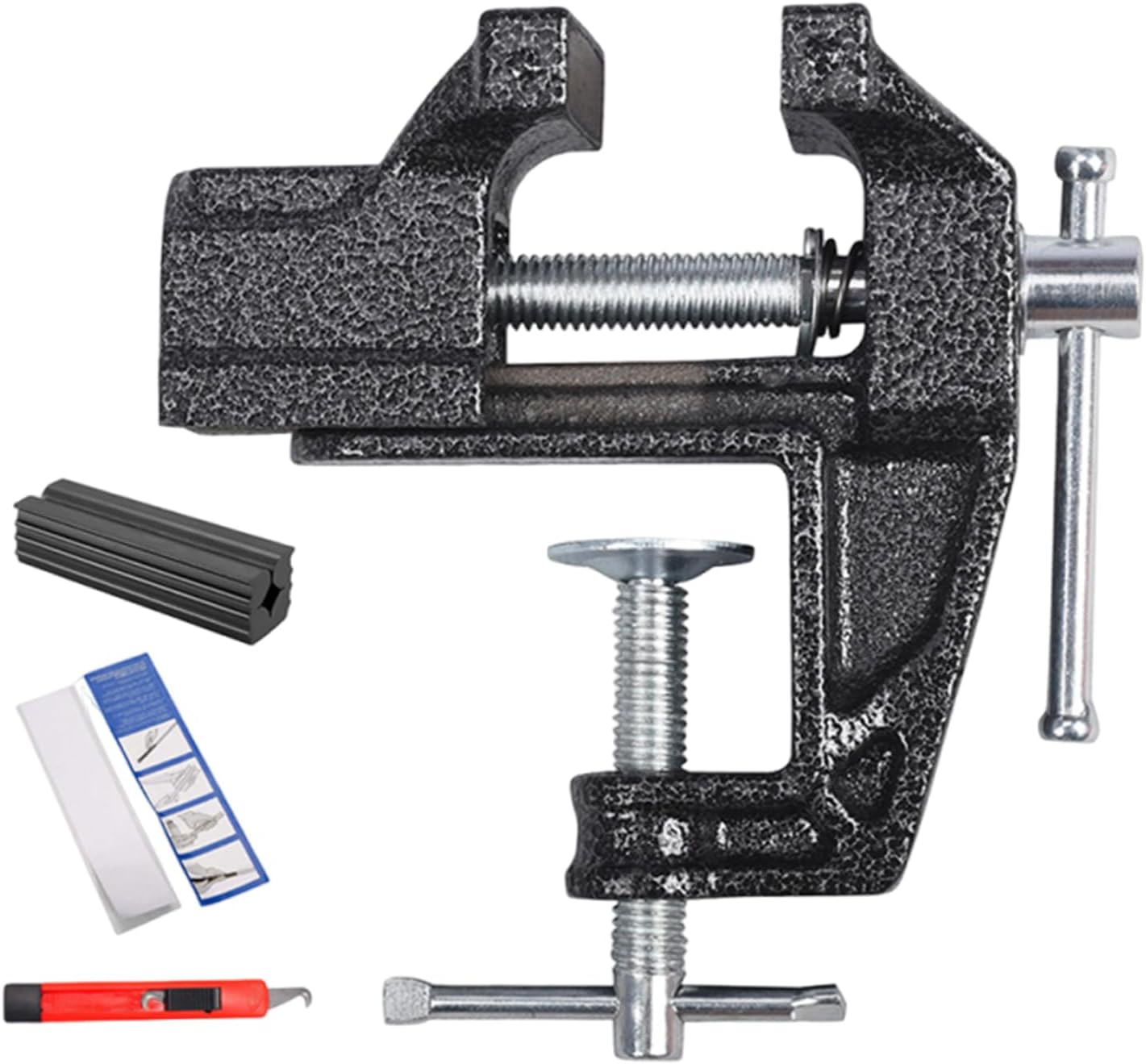 Portable Non-Slip Vise Clamp, Golf Grip Removal Tool Kit, Golf Grip Kit for Regripping Gollf Clubs, Double-Sided Tape Replacement Remover Tool for Men Women Table Standard Metal Shaft Carbon Shaft