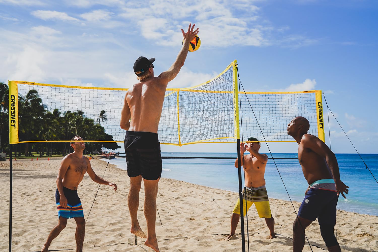 HAMMER CROSSNET Four Square Volleyball Net