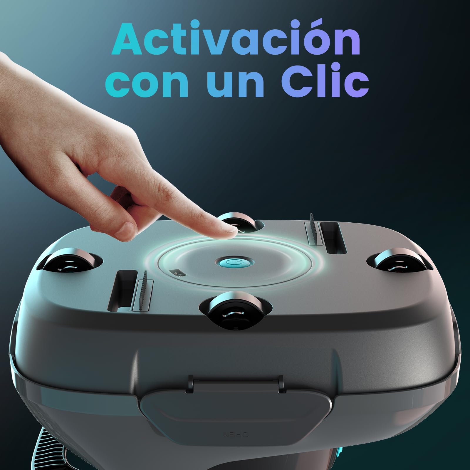 AIPER Scuba SE Limpiafondos Piscina, Robot de Piscina Sin Cable, 90 Minutos de Limpieza, Potente Aspiración, Autoaparcable, para Piscinas Elevadas de hasta 80㎡