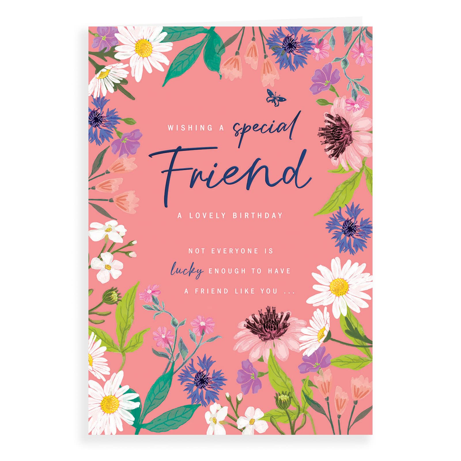 Special Friend Happy Birthday Card. 23x15cm