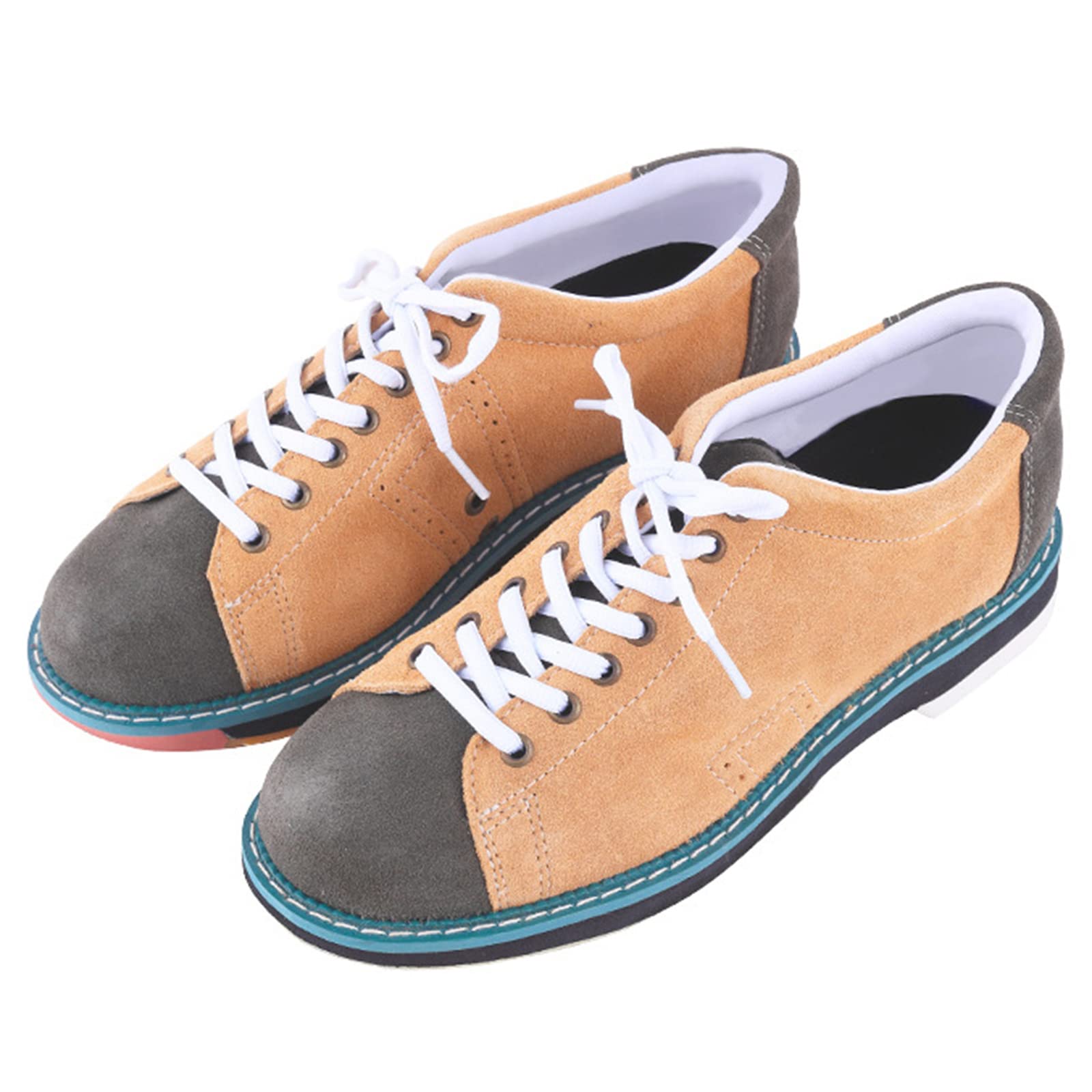 Herren Bowlingschuhe, Oxfords Business Bowlingschuhe Wildleder rutschfest