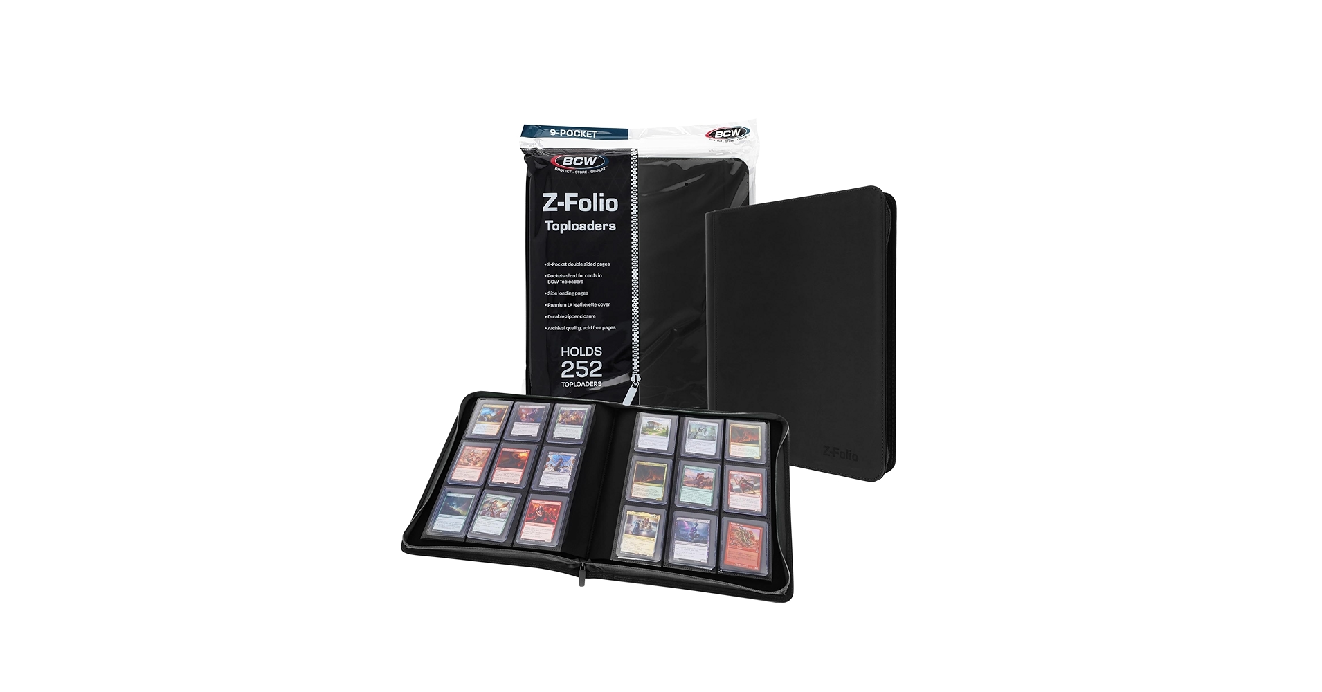 Amazon.com: BCW Top Loader Binder | 9-Pocket LX Album