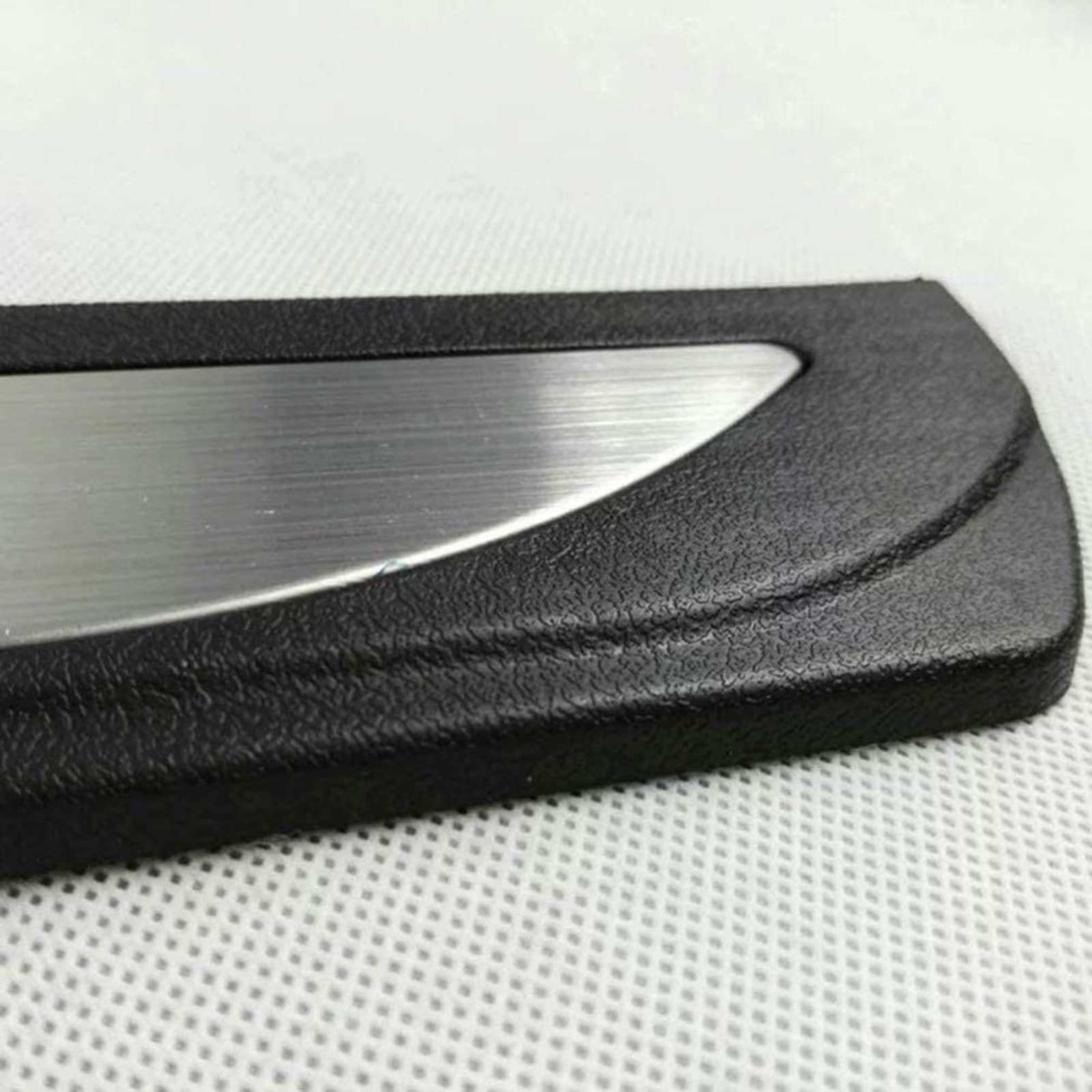 4 Pezzi Battitacco in Acciaio Inossidabile per Auto Sticker per MG ZS 2016-2020, Esterno Battitacco Protezione Plates Anti-Graffio Scuff Adesivi Decorativi Accessori