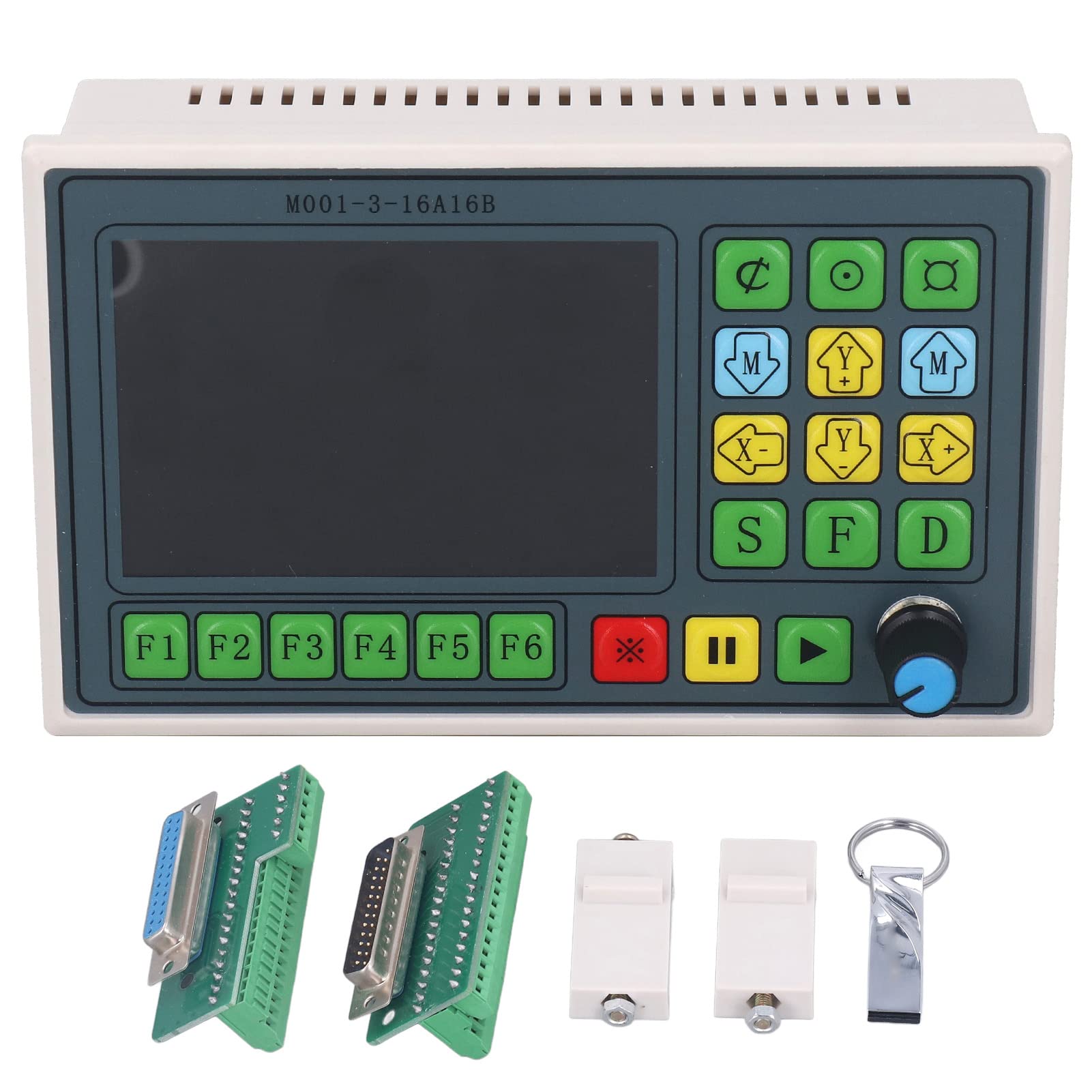 Fafeicy Controlador de Movimiento CNC, de Control de Ejes PCB 3 Ejes DC12