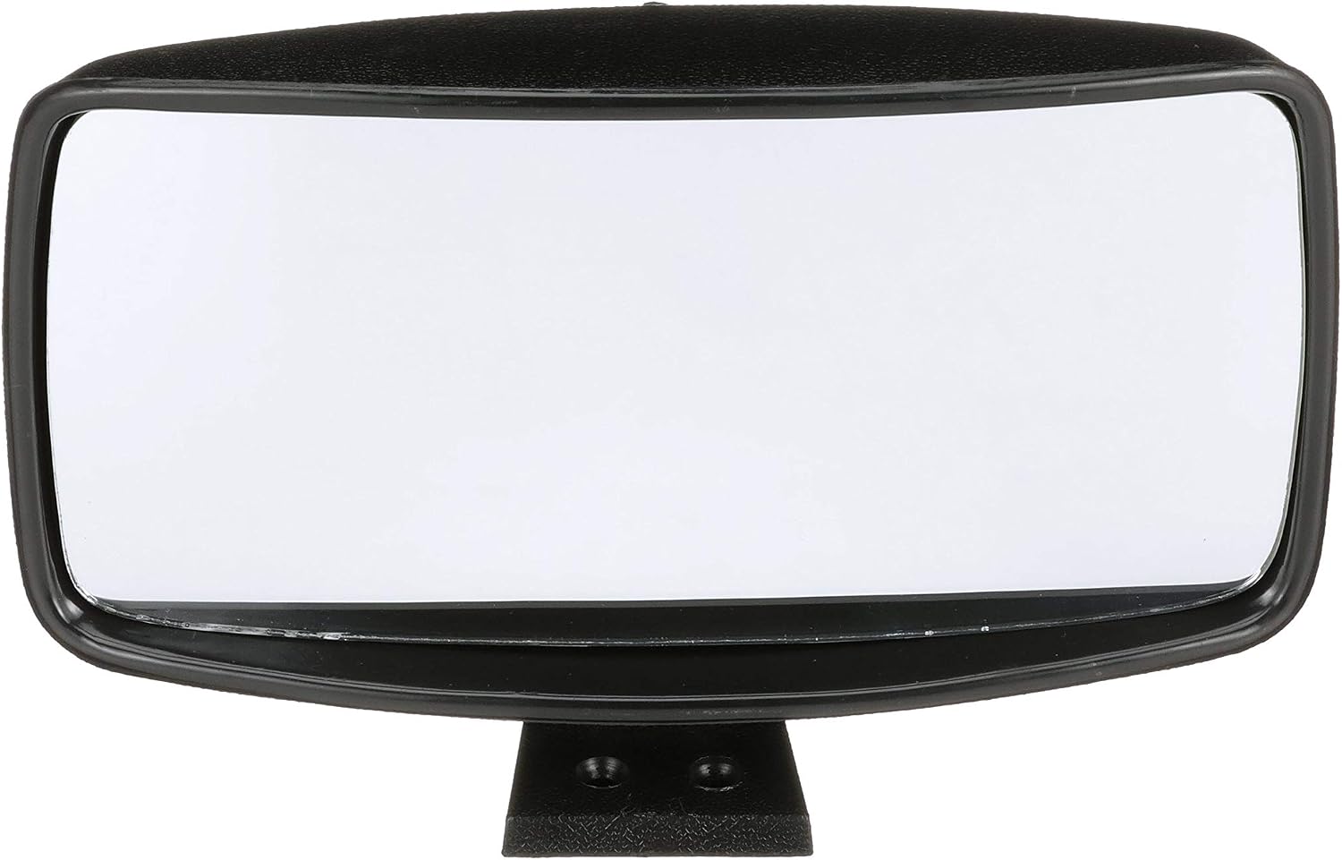 SEACHOICE Universal Boat Mirror, 8 in. X 4 in. Convex Safety Glass, Black ABS Plastic Housing