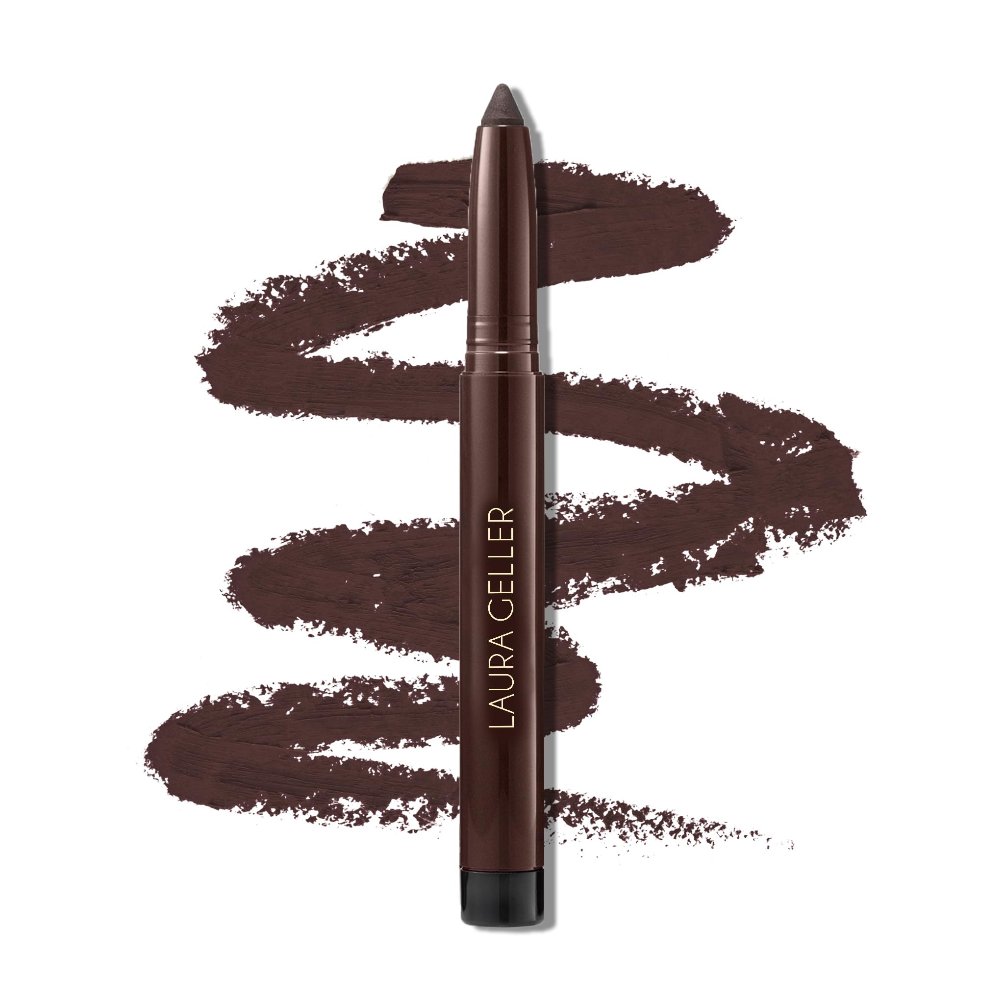 LAURA GELLER NEW YORK Longwear Kohl Kajal Eyeliner Pencil (Smoky Taupe Kohl) Hydrating & Vibrant Eyeliner Pencil With Built in Sharpener For Expert Precision, Glides On Effortlessly