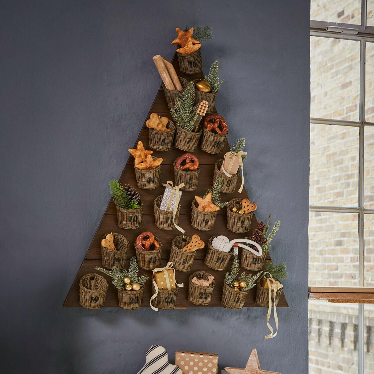 Loberon Adventskalender Veldaen, braun