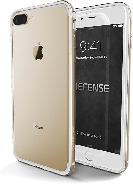 Capa Para Iphone 7 Plus Iphone 8 Plus Anti Impacto, X-Doria, XD61-03,  Dourado | Amazon.com.br