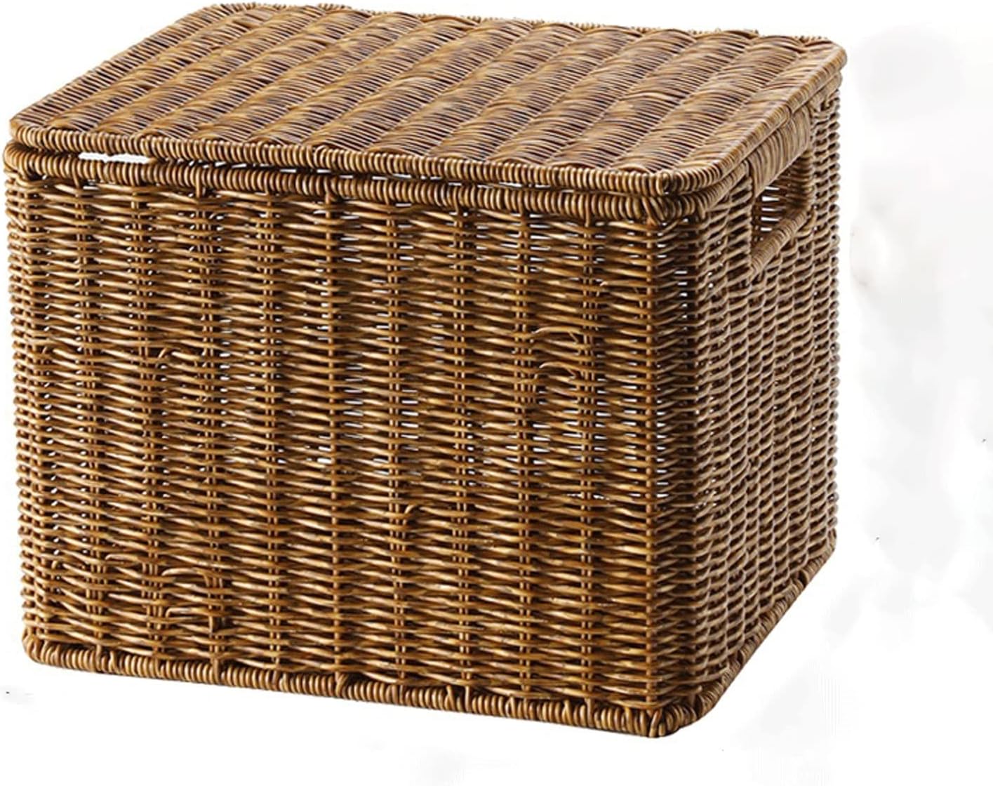 Amazon.com: ITOMEN Box House Rattan Storage Basket Toy Storage ...