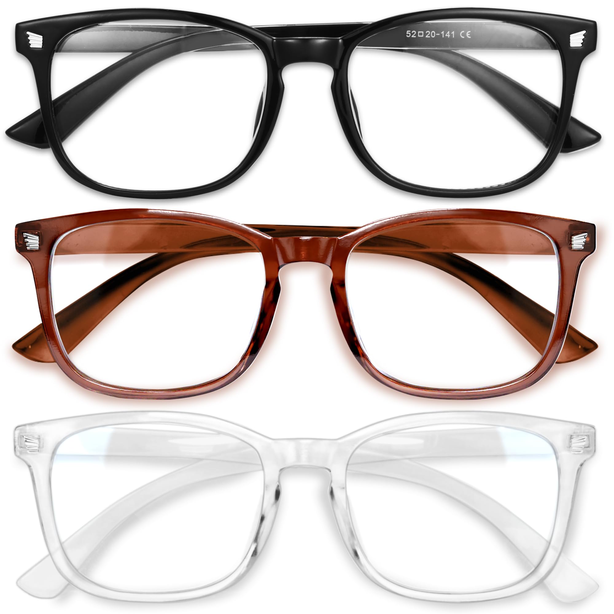 Photo 1 of Gaoye Blue Light Blocking Glasses - 3 Pack