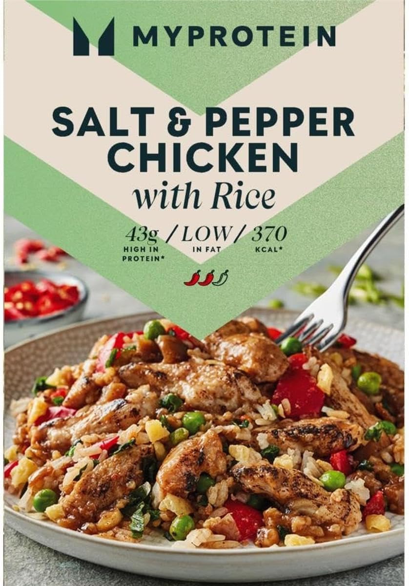 MyProtein Salt & Pepper Chicken with Rice, 350g (Frozen)