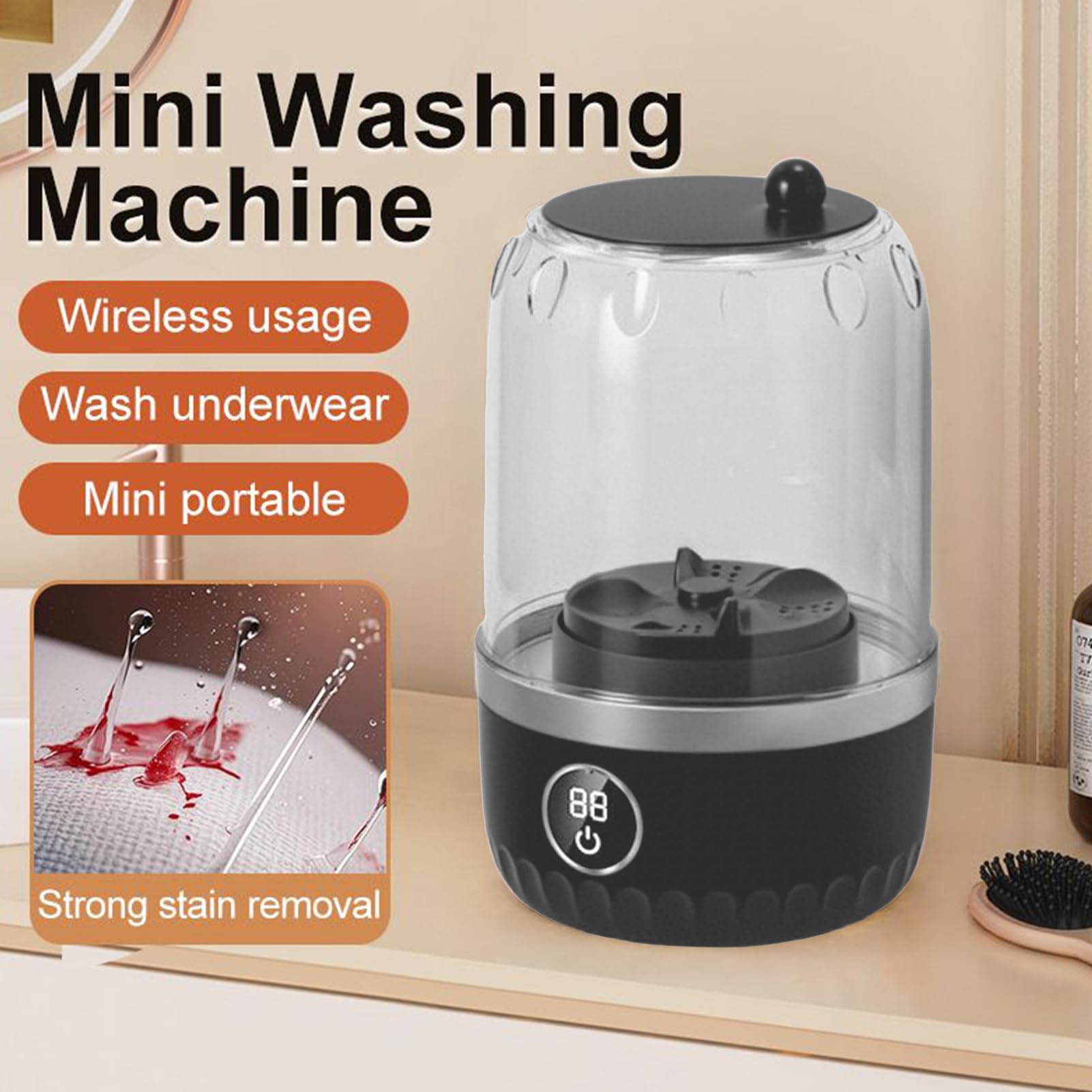 Mini Portátil, Pequeña De 1 Litro, Electrodoméstico Para Ropa Y Tejidos, Para Apartamentos y Viajes