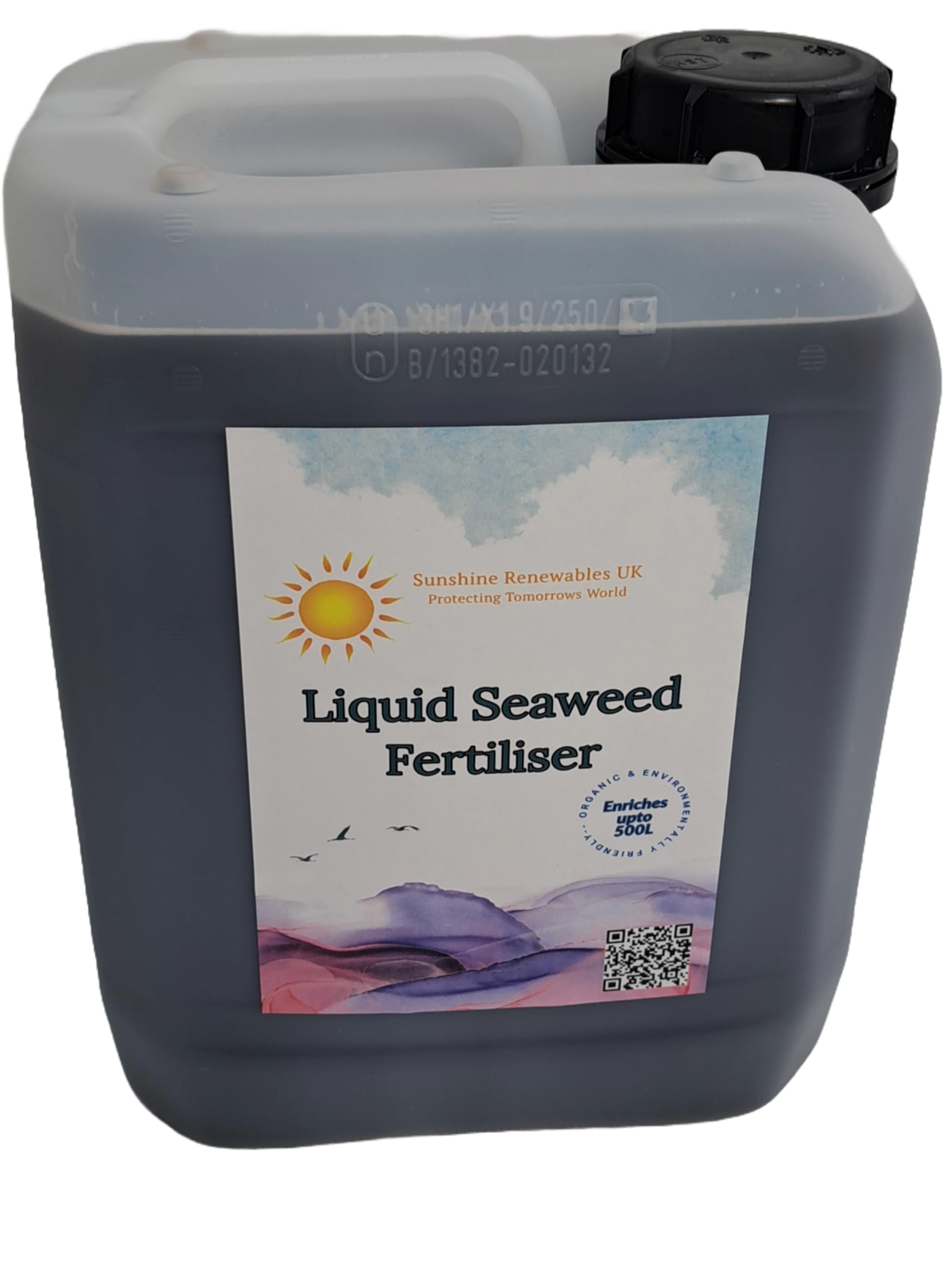 Premium Organic Seaweed Fertiliser 1:200 – Extra-Strong Concentrated Liquid Plant Feed for Soil, Root & Foliar Growth – Boosts Plant Health, Flowers, Vegetables & Crop Yield (5L)