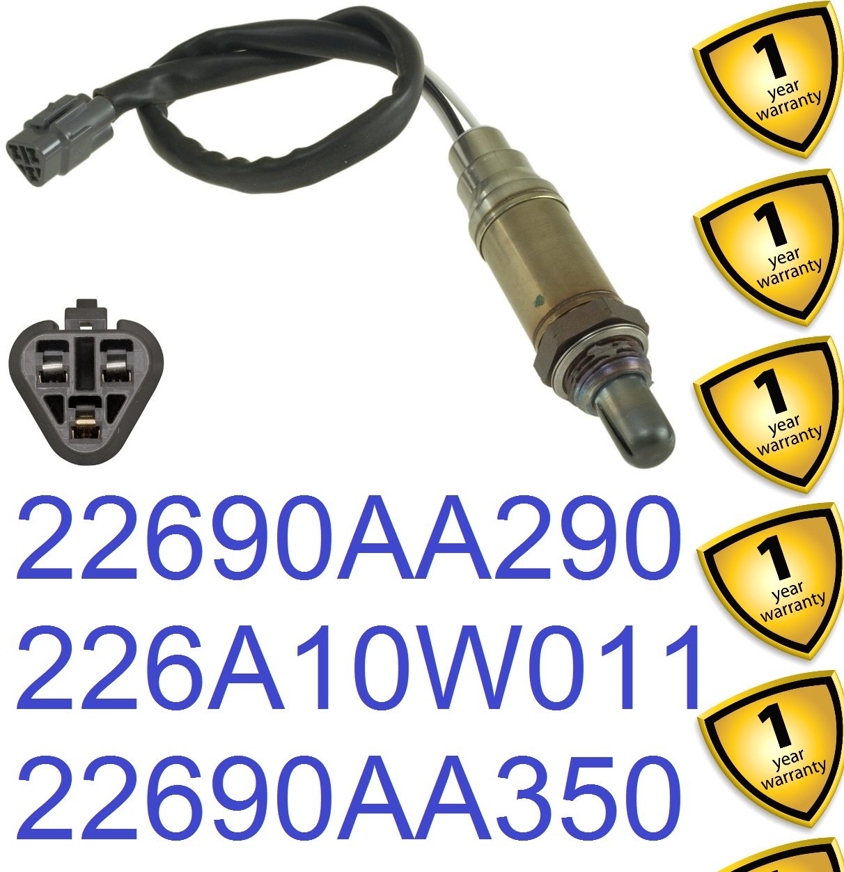 SUBAR U Impreza Forester Legacy 98-99 Lambda Oxygen Sensor 22690AA290 22690AA350