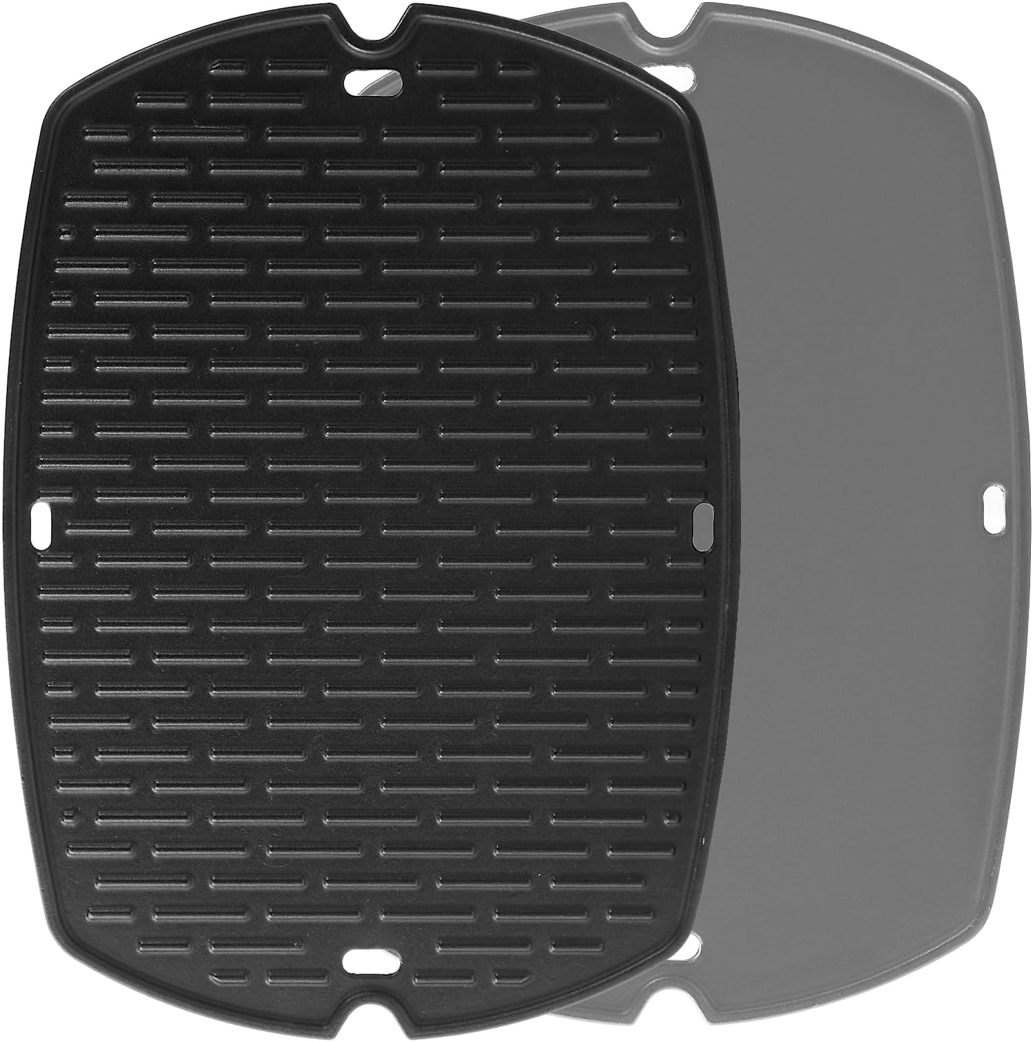 Q1200 Griddle Parts for Weber Q1000 Grill Parts Weber Q1200 Q120 Q100 Q140 Q1400 Griddle Replacement Parts 6558 Full Size Griddle Inserts Weber Q Griddle Plates Grate Replacement Parts