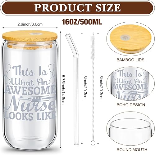 Miniatura 8 de Purpeak Juego de 6 regalos de agradecimiento para enfermeras, regalo divertido para la semana de la enfermera, regalos de emergencia para