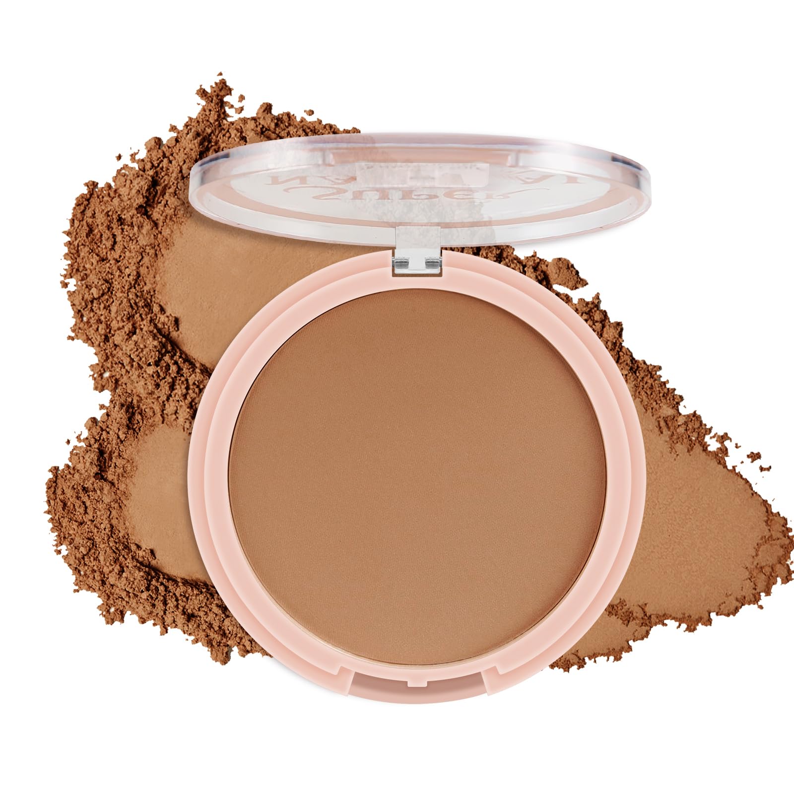 Hydrating Face Powder, Oil Control Face Pressed Powder, Long-lasting Flawless Setting Powder, Matte Waterproof Makeup for Oily Combination and Mature Skin #06