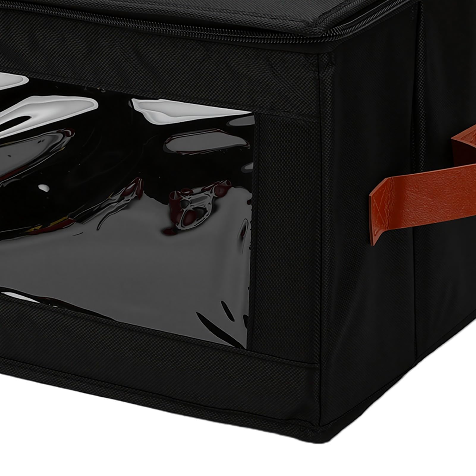 Fabater Caja de Almacenamiento Plegable de Filamentos de Impresión 3D, Tela Oxford de Alta Capacidad, Ideal para Almacenar 24 Rollos de Consumibles en Salas de Manualidades (BLACK)