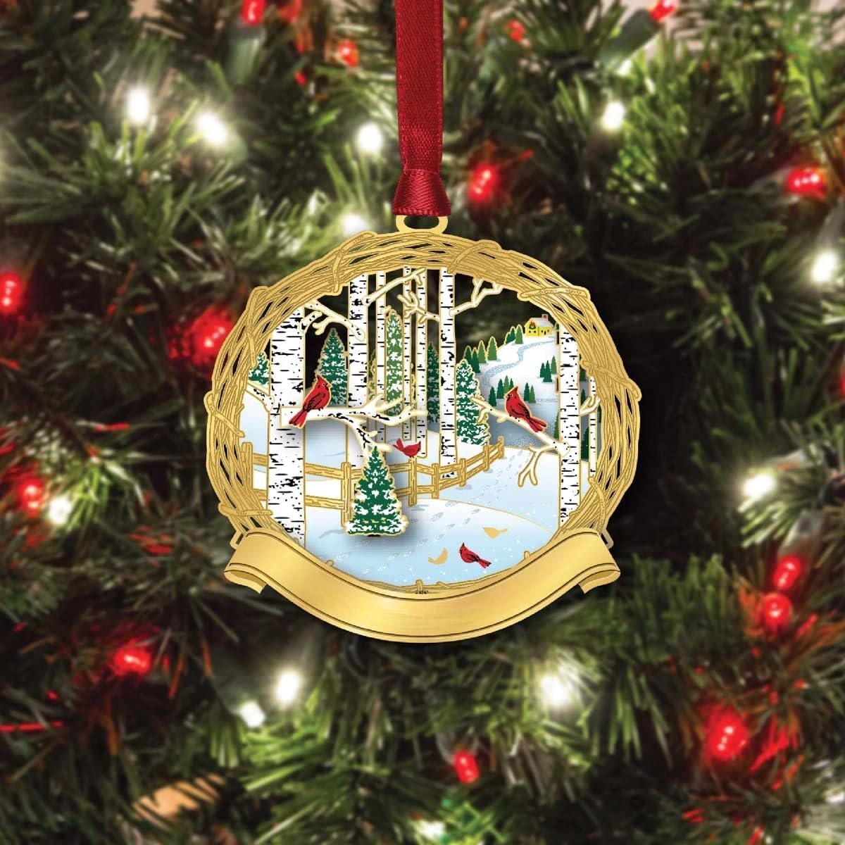 Beacon Design Wintry Woods Namedrop Ornament, 2.5-Inch, Multicolor - Image 3