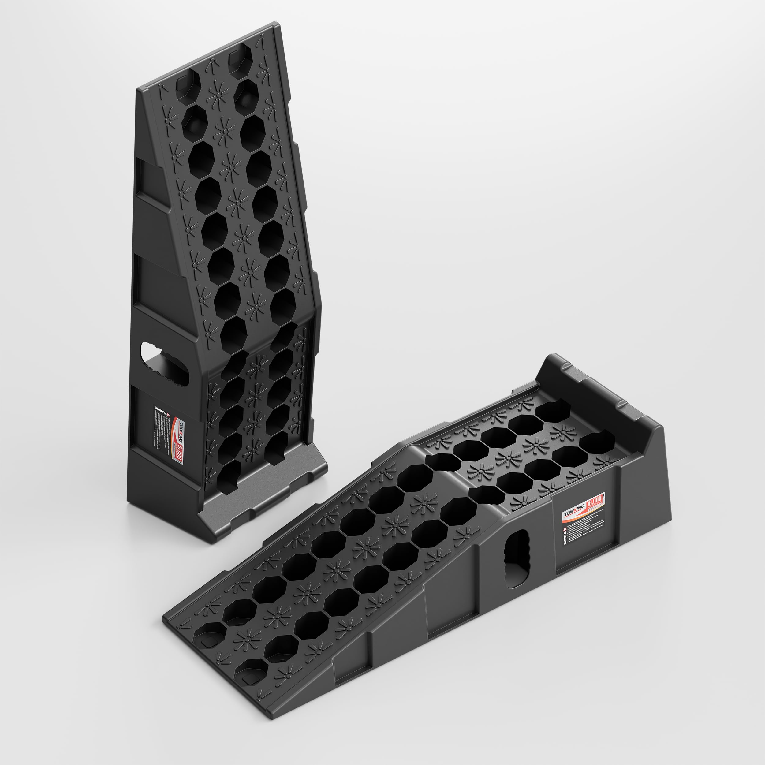 Car Ramps for Oil Changes and Vehicle Lift, 7.1 Inch Lift, 11.1 Inch Wide Tire Heavy Duty Ramps for SUV & Truck, 16,000 lbs Capacity, 2pcs