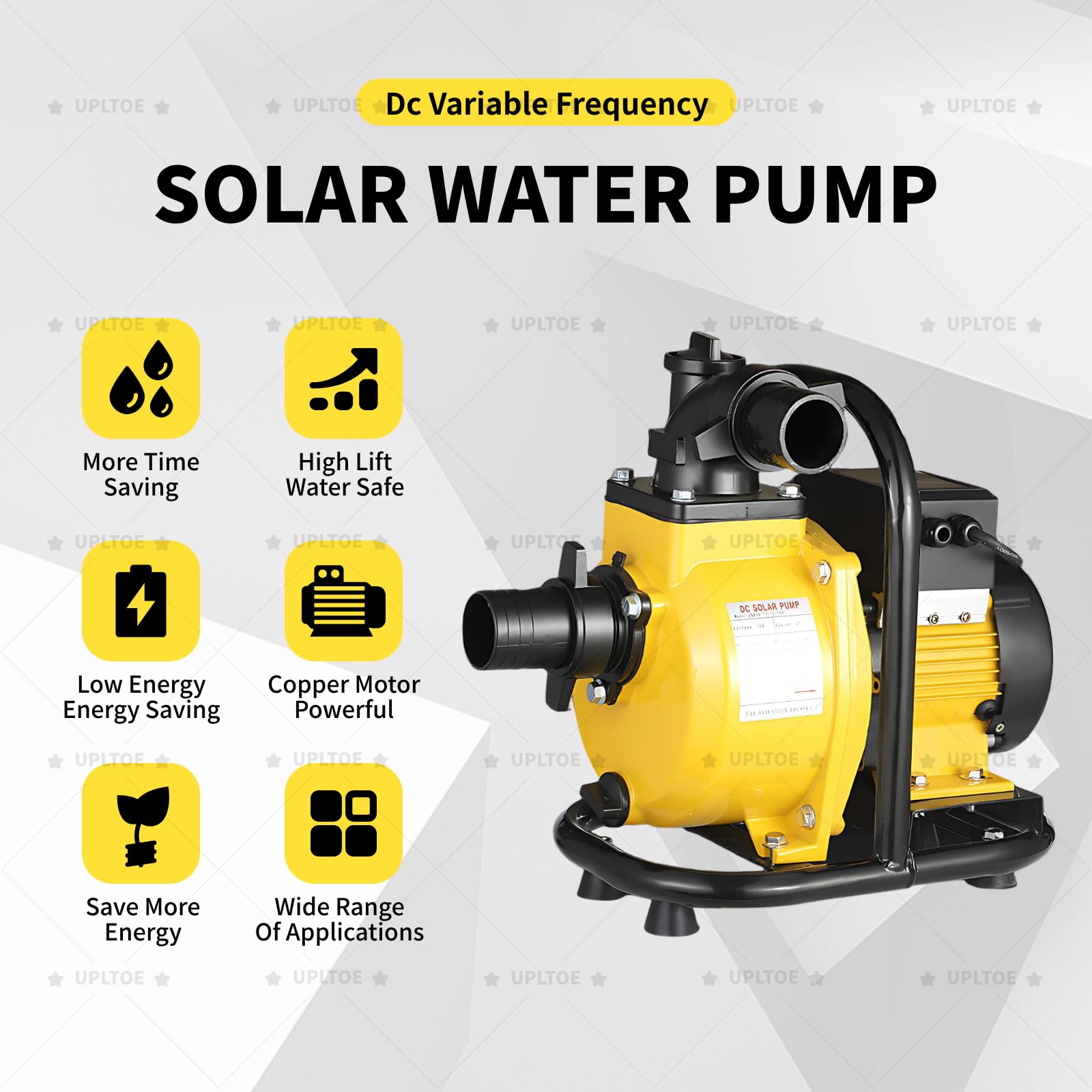 Pompa Acqua Solare DC, Pompa Irrigazione Solare in Acciaio Inox per Pozzo Profondo, Altezza Aspirazione 8 M (26 Ft), DC 48V 400W / 72V 750W / 72V 800W 400W/30M