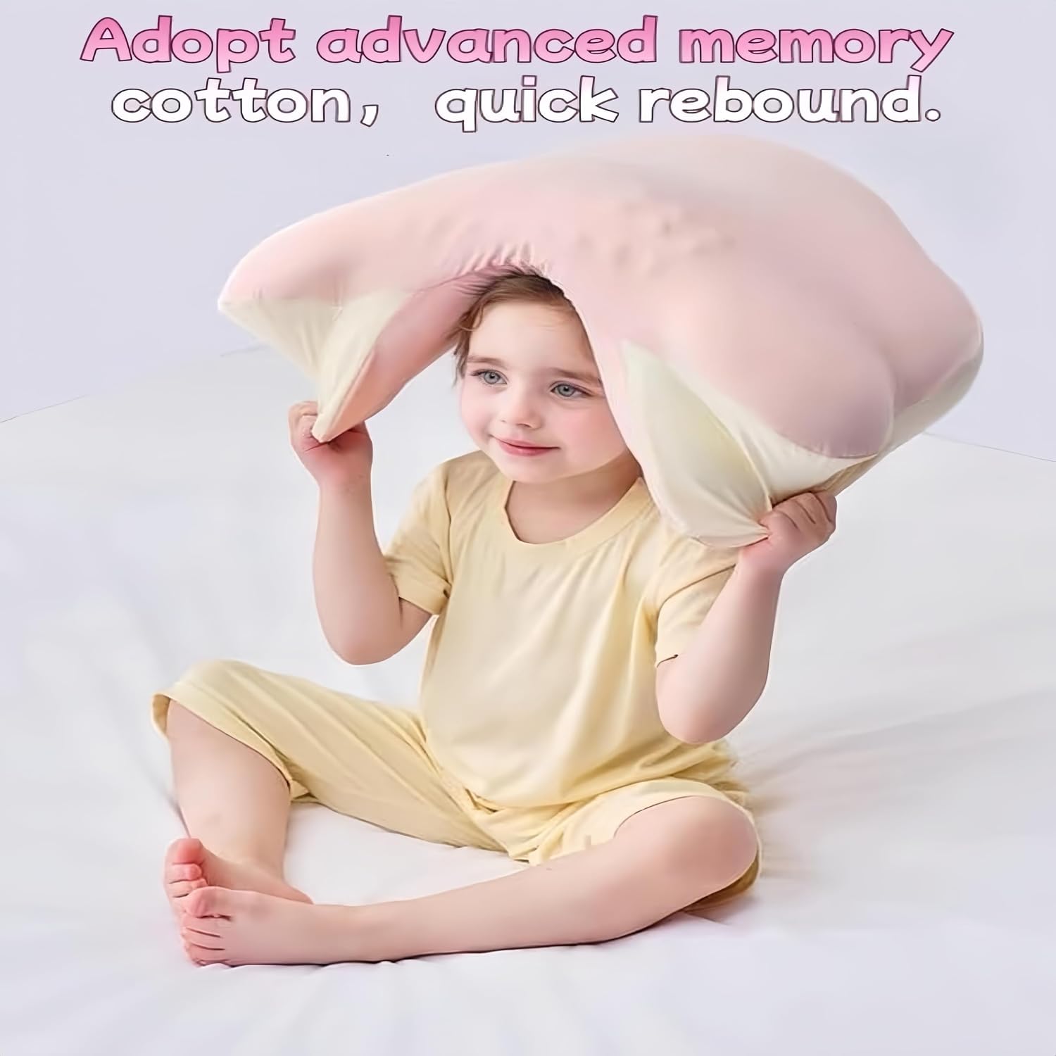 Boy Memory Sponge Pillow, Neck Pillow, Soft Skin-Friendly Sleeping Pillow, Supporting the Neck and Shoulders, Suitable for Sleeping on the Side and Back (no Formaldehyde, no Odor)