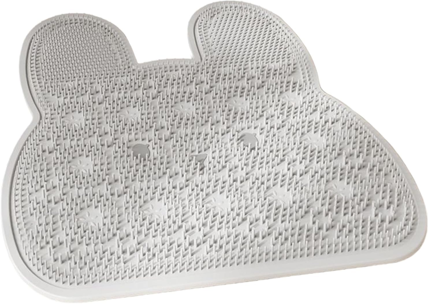 Bunny Foot Washer - Soft Silicone Scrubber, Bathroom Back Cleaning Tool with Anti Skid Base, Bath Accessory with Durable Material, Personal Care Aid, Routine Washing for Tub Floor Apartment Use
