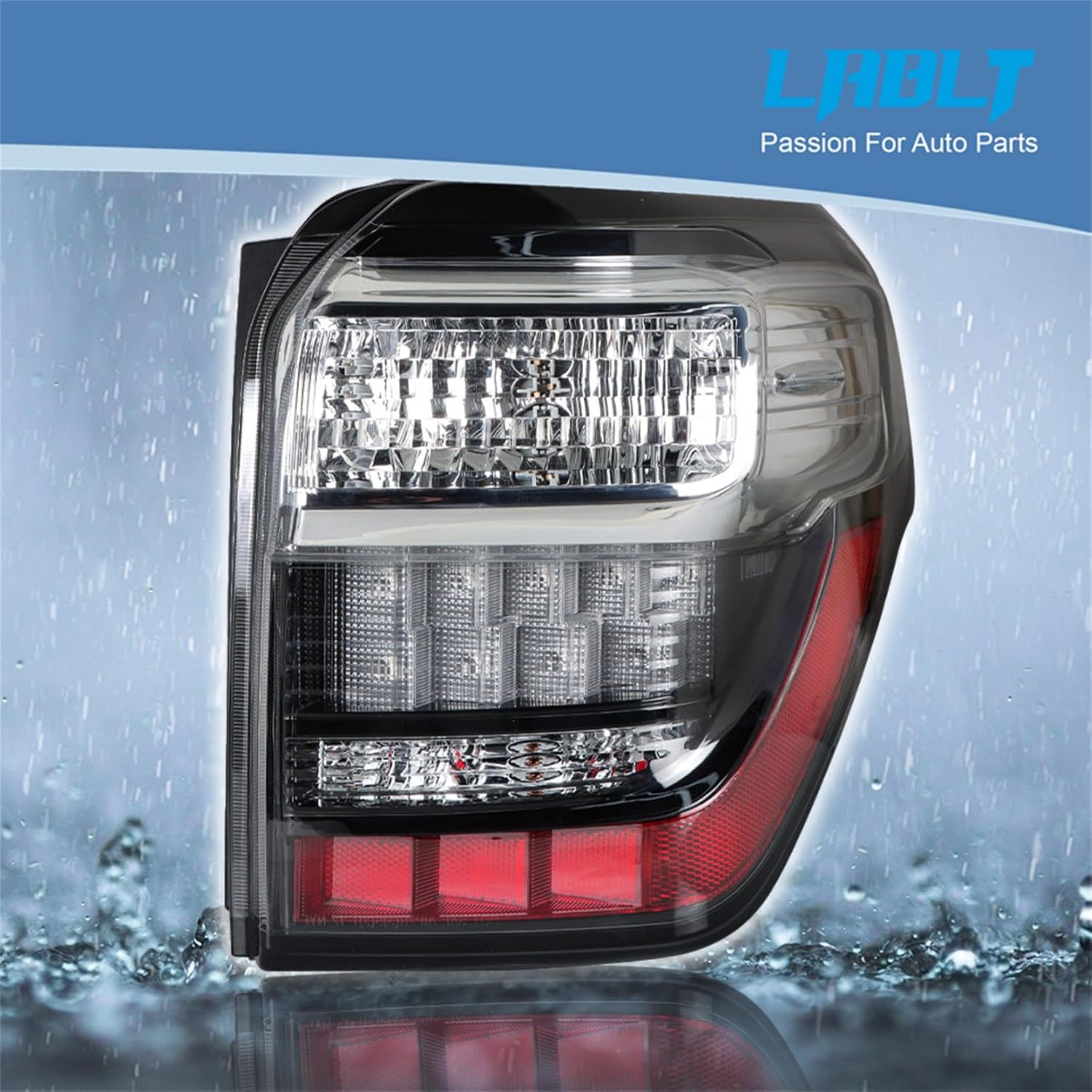 LABLT Right Passenger Side Tail Light Assembly Replacement for 2014-2020 4Runner 81551-35402 TO2819156 Rear Brake Lamp Assembly