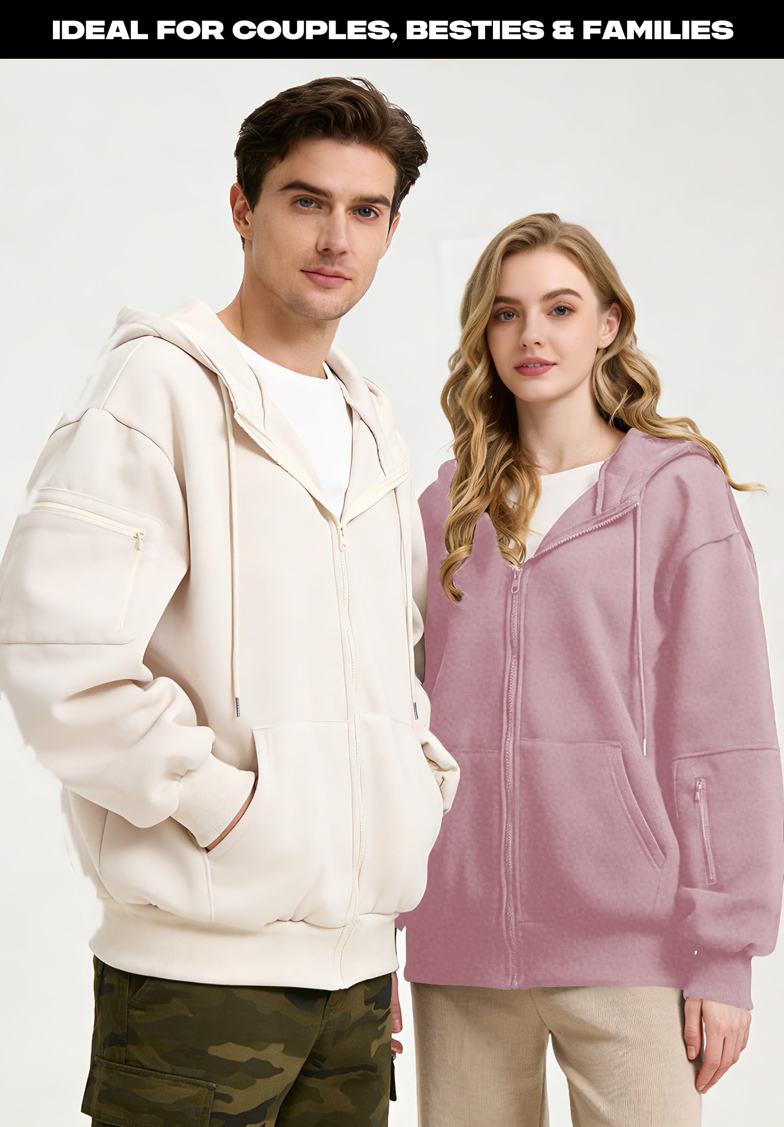 Sudaderas con capucha con cremallera y máscara para los ojos y múltiples bolsillos, unisex, chaquetas informales, trajes cómodos, sudadera con capucha en modo avión