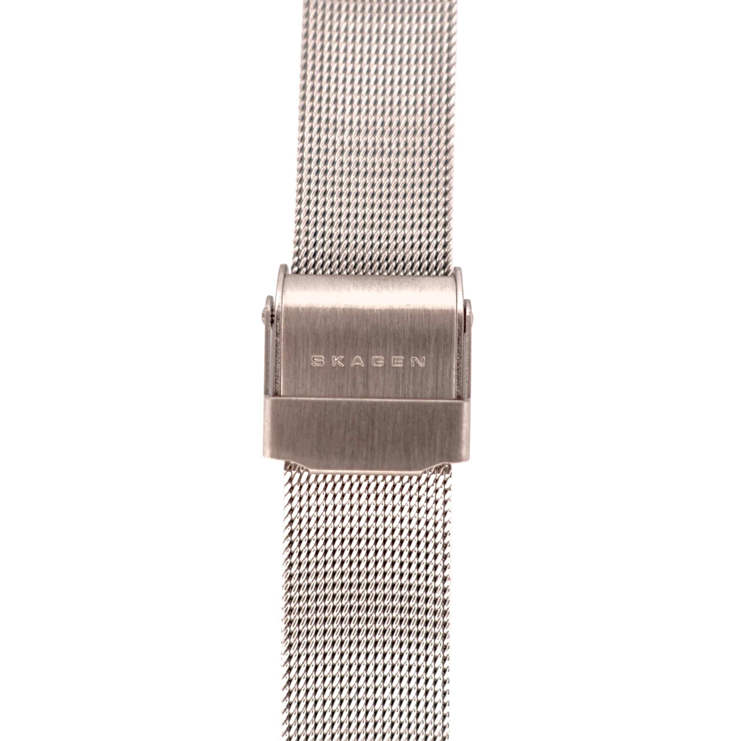 Skagen Uhrenarmbänder für Damen 14mm, Silber Edelstahl, original ersatzband für 358SGSCD