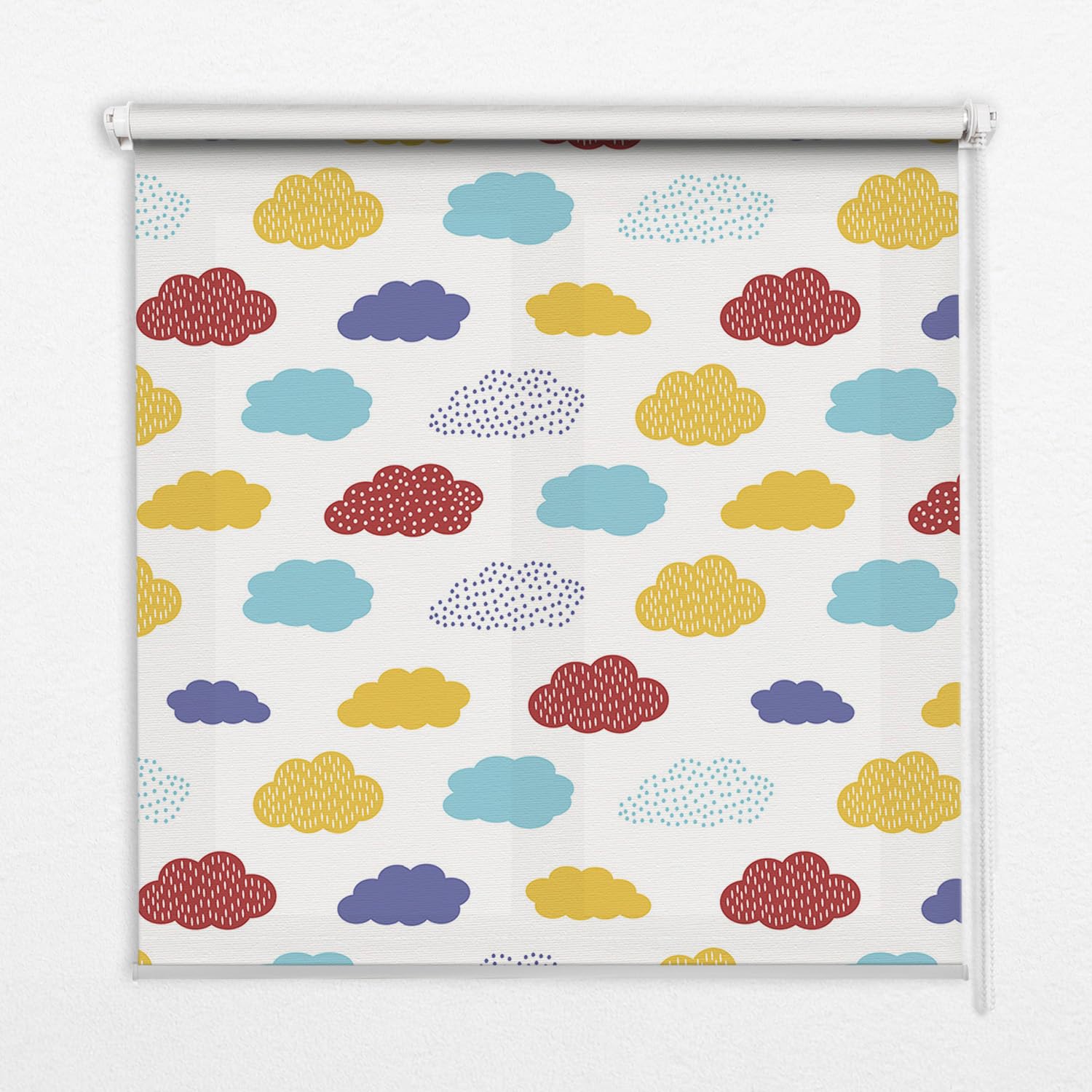 Store enrouleur nuages colorés Tulup pour chambre d'enfant et intérieur 50x50cm