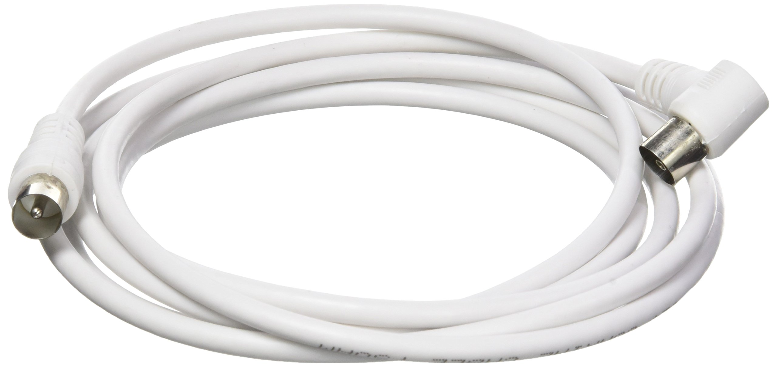 hd-line Kabelreceiver Kabel Receiver Receiver für digitales Kabelfernsehen - DVB-C + HDMI Kabel (Receiver) & PremiumCord TV Koaxial Antennen Kabel 2m, 75 Ohm, IEC Stecker auf Buchse 90°, Farbe weiß