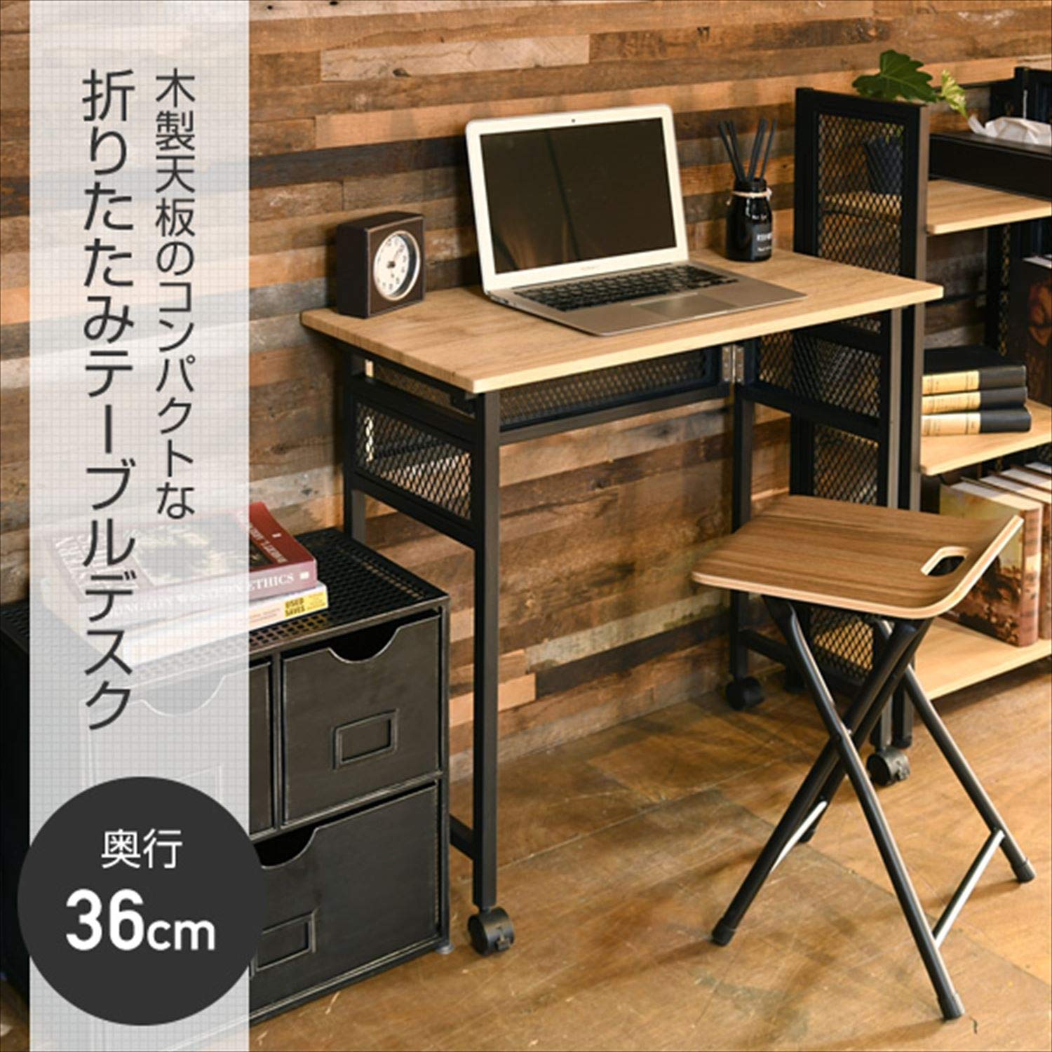 折り畳み机 Amazon.com: Homeiju Folding Desk, 40