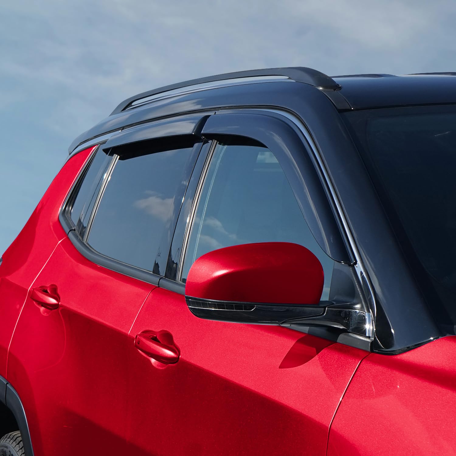 Voron Glass Windabweiser kompatibel mit Jeep Compass 16-26 - Klebe 4 St.