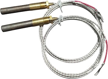 2 pack - 1950-001 THERMOPILE DEEP FRYER PARTS 36" 250-750 Millivolts MV 2