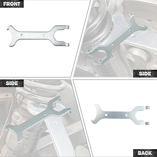 Miniatura 7 de HDBUBALUS Llave inglesa de choque trasero para motocicleta, herramienta de ajuste para Harley Sportster 883 1200 XL Custom Softail Touring Road King