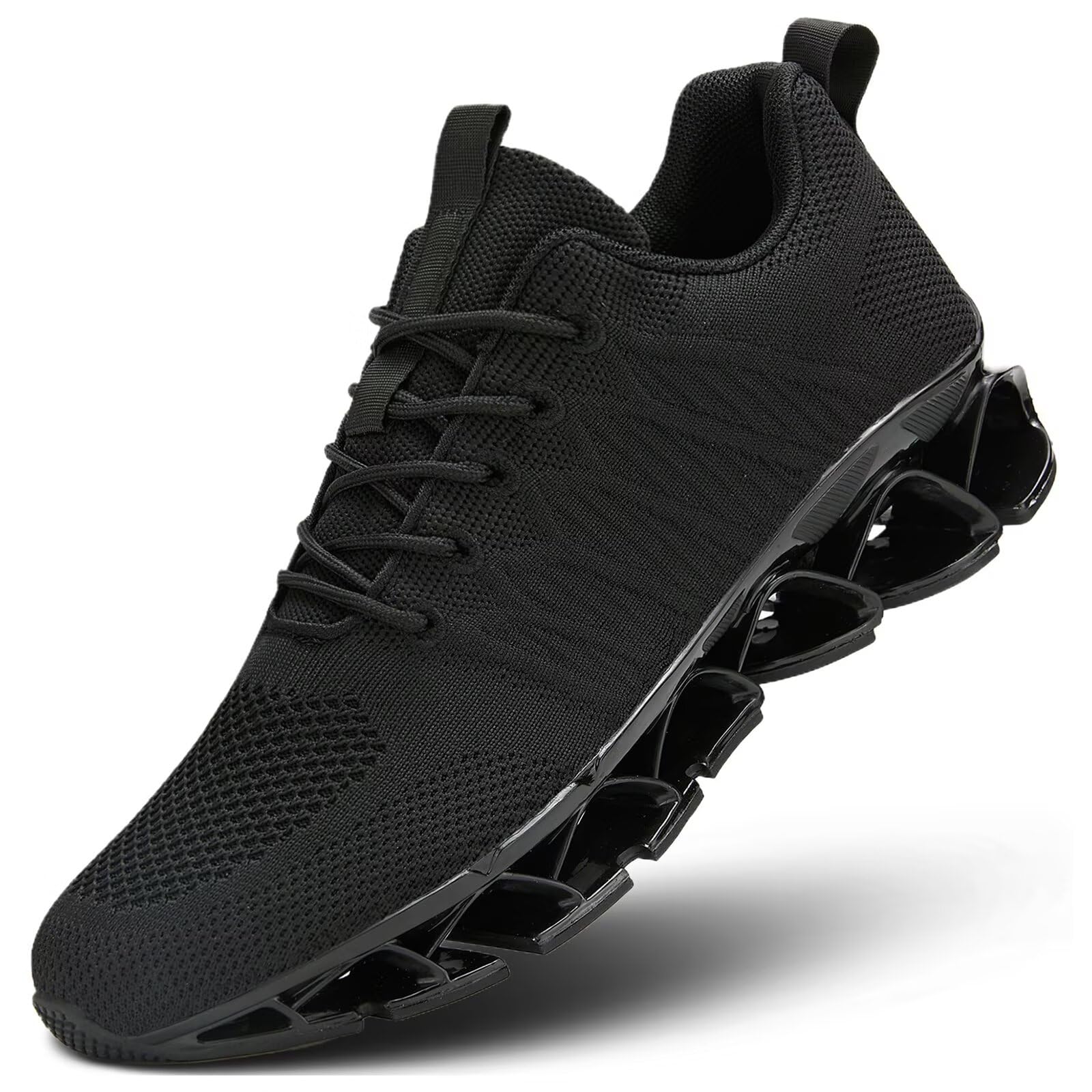 Mens Running Walking Shoes Lace-up Blade Tennis Casual Fashion Sneakers Comfort Non Slip Work Sport Athletic Trainers