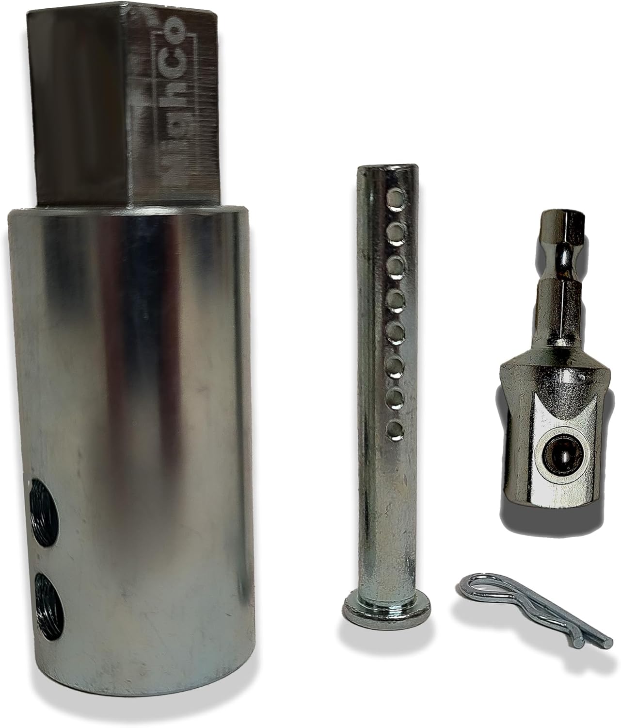 Jack & Drill - UPGRADED - Drill To Trailer Jack Adapter - Fits Most 10k - 12k Trailer Jacks - Authentic NighCo Brand- DTJ-01