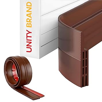 UB Unity Brand 39 Inch Silicon Door Guard Bottom Sealing Strip | Self Adhesive Door Gap Filler Rubber | Door Bottom Sealing Strip Guard | Protector from Cockroach, Insect, Bugs, Air & Dust - image, photos