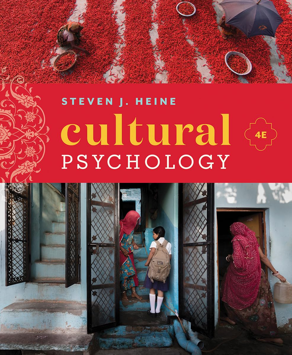 Cultural Psychology Fourth Edition