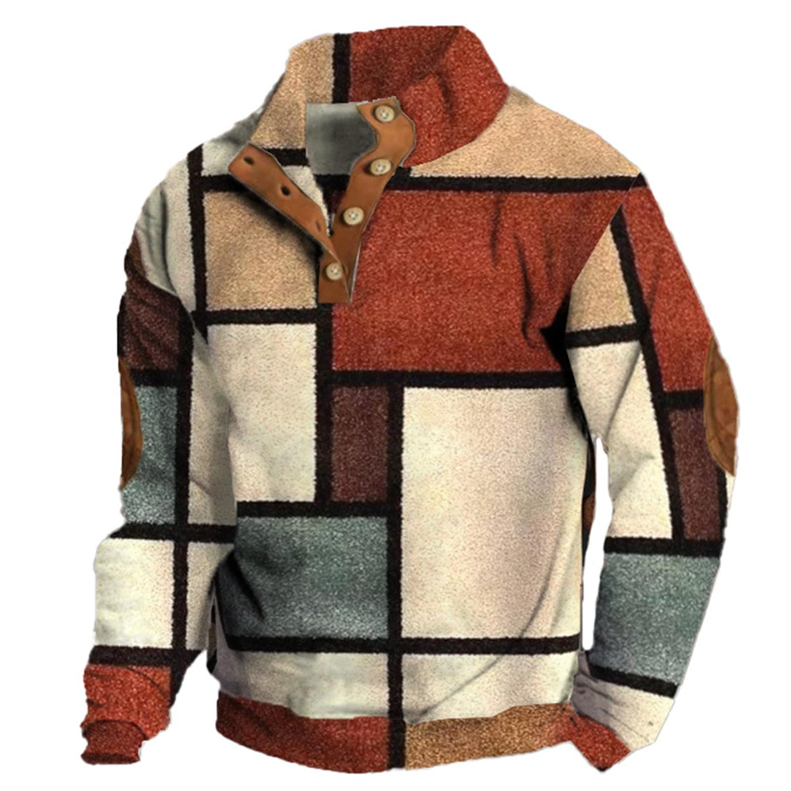 Pull sécurité homme de qualité supérieure col demi-zip 5XL - 4