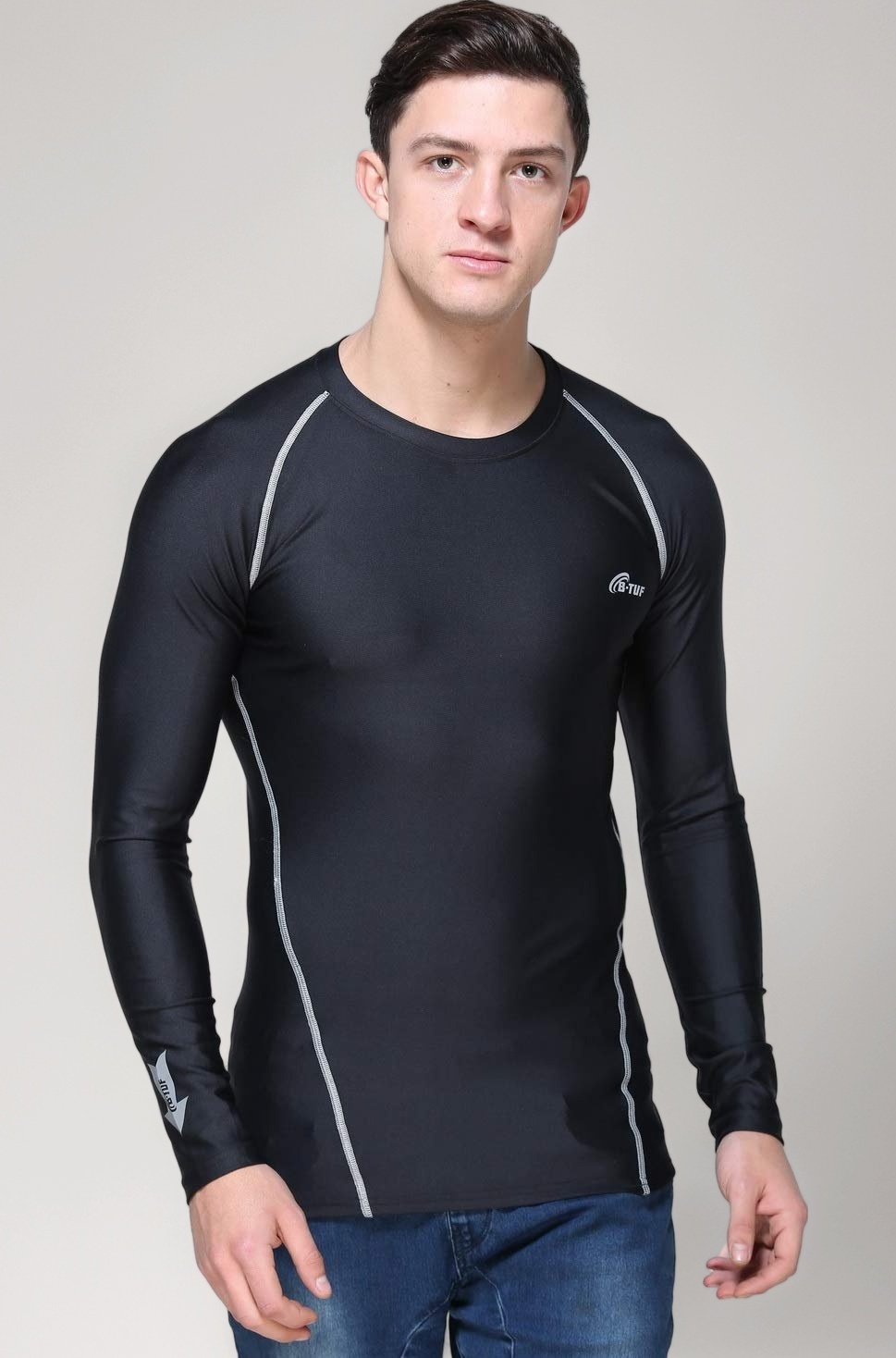 B-TUF Men's Standard Fit Compression T-Shirt