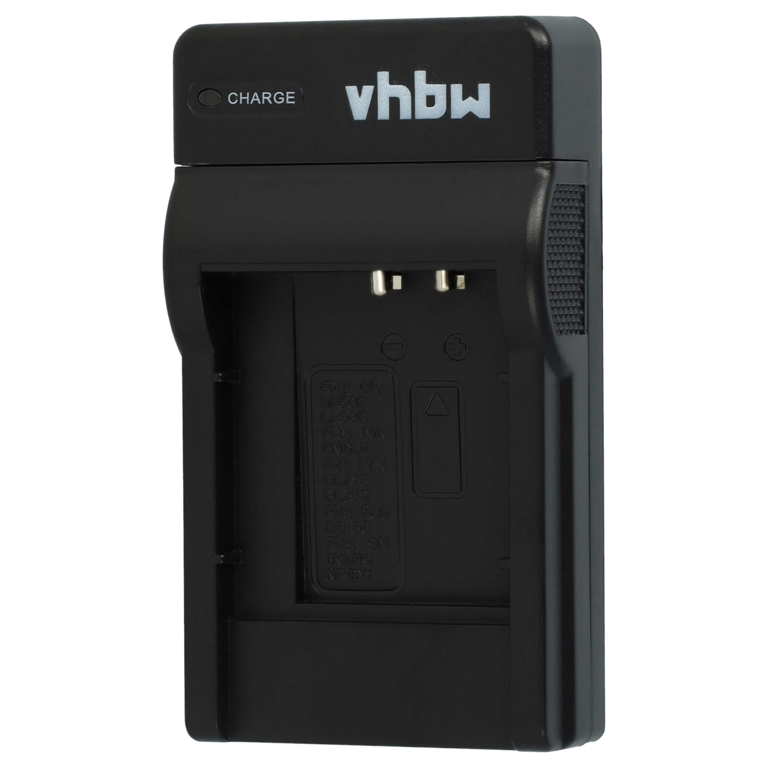 vhbw Ładowarka USB-C kompatybilna z kamerą Sony Bloggie MHS-CM5, MHS-PM5, MHS-PM5K - ładowarka + kabel USB-C wskaźnik ładowania