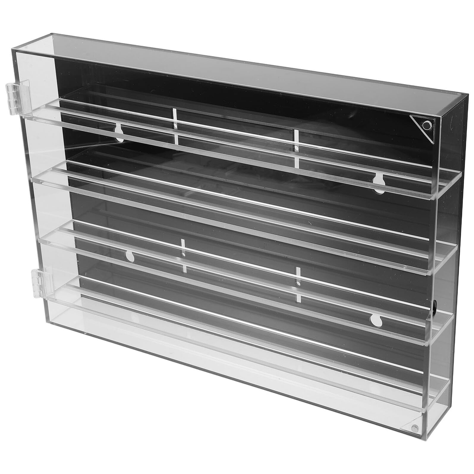 Sewroro Porte-couteaux Acrylique Compact Présentoir Mural pour Couteaux de Cuisine Plateau de Rangement Pratique
