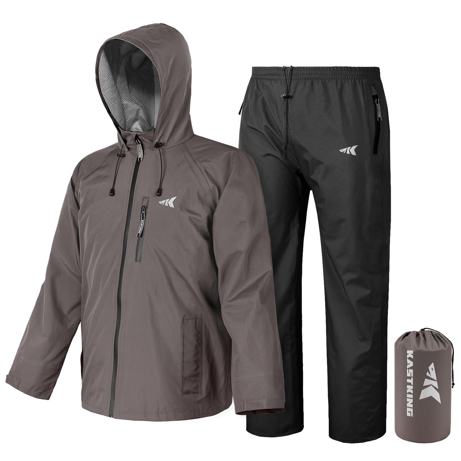KastKing HydroSense Essential Waterproof Rain Suit for Men and Women, Lightweight, Durable Outdoor Gear for Fishing, Hiking