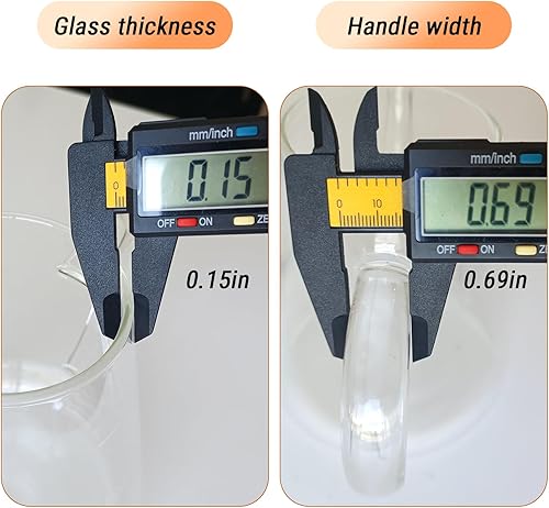 Miniatura 7 de PARACITY Estufa de vidrio de 41 onzas/40.6 fl oz, tetera con infusor de acero inoxidable extraíble, hervidor de té transparente de borosilicato con