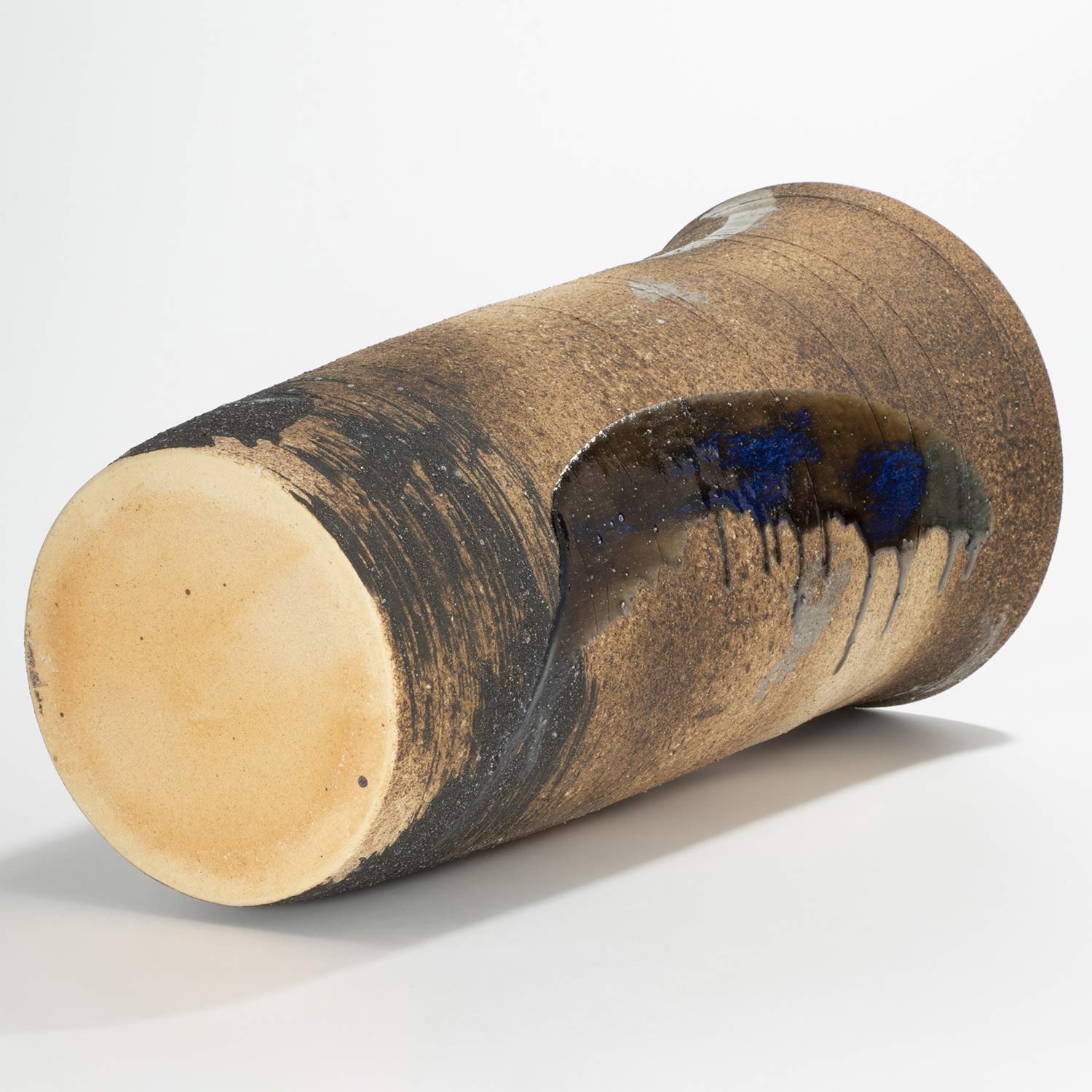 【新品・未使用】コゲビードロ流し　傘立て　長壺　へちもん　信楽焼　インテリア 送料無料」 長壺傘立 コゲビードロ流し ( へちもん 敬老の日